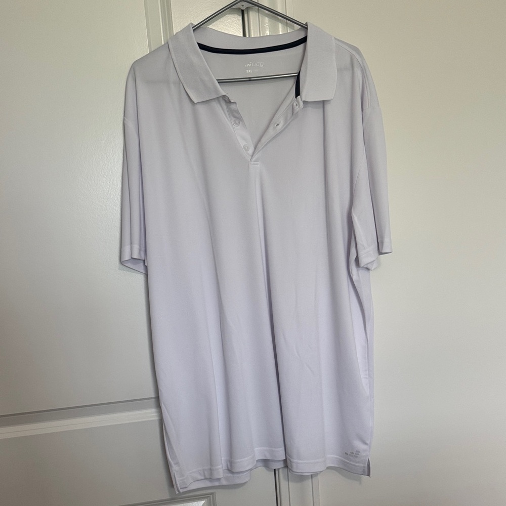 BCG Men's white Polo Shirt